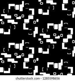 Abstract vector monochrome background. Halftone illustration pattern