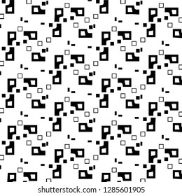 Abstract vector monochrome background. Halftone illustration pattern