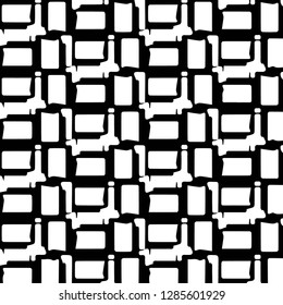 Abstract vector monochrome background. Halftone illustration pattern