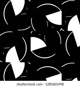 Abstract vector monochrome background. Halftone illustration pattern
