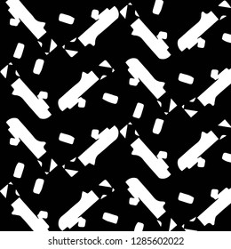 Abstract vector monochrome background. Halftone illustration pattern