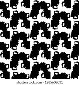 Abstract vector monochrome background. Halftone illustration pattern