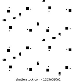 Abstract vector monochrome background. Halftone illustration pattern
