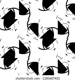 Abstract vector monochrome background. Halftone illustration pattern