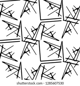 Abstract vector monochrome background. Halftone illustration pattern