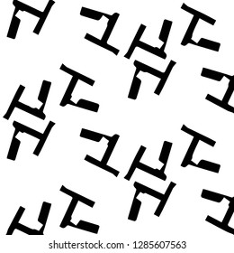 Abstract vector monochrome background. Halftone illustration pattern