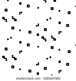 Abstract vector monochrome background. Halftone illustration pattern