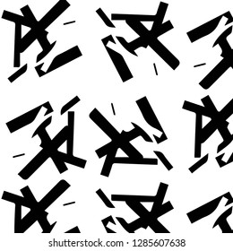 Abstract vector monochrome background. Halftone illustration pattern