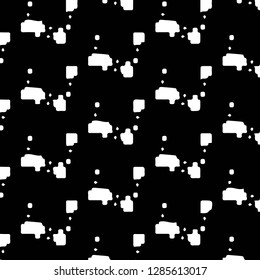 Abstract vector monochrome background. Halftone illustration pattern