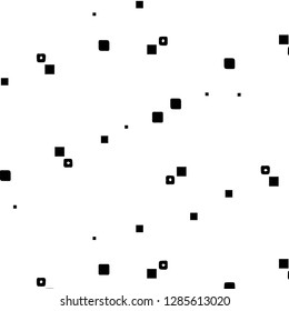 Abstract vector monochrome background. Halftone illustration pattern