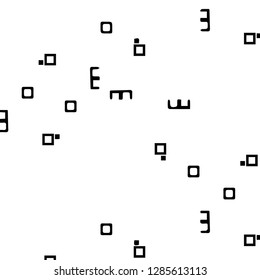 Abstract vector monochrome background. Halftone illustration pattern