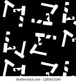 Abstract vector monochrome background. Halftone illustration pattern