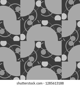 Abstract vector monochrome background. Halftone illustration pattern