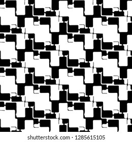 Abstract vector monochrome background. Halftone illustration pattern