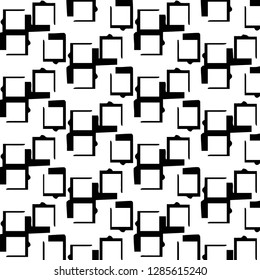 Abstract vector monochrome background. Halftone illustration pattern