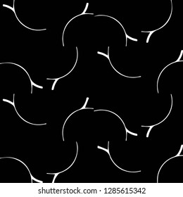 Abstract vector monochrome background. Halftone illustration pattern