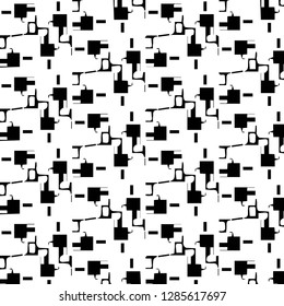Abstract vector monochrome background. Halftone illustration pattern