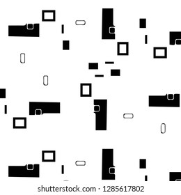 Abstract vector monochrome background. Halftone illustration pattern