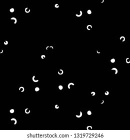 Abstract vector monochrome background. Halftone illustration pattern