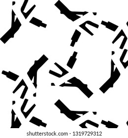 Abstract vector monochrome background. Halftone illustration pattern