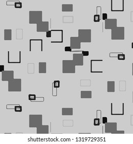 Abstract vector monochrome background. Halftone illustration pattern