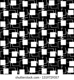 Abstract vector monochrome background. Halftone illustration pattern