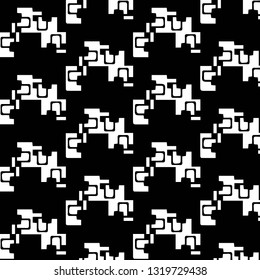 Abstract vector monochrome background. Halftone illustration pattern