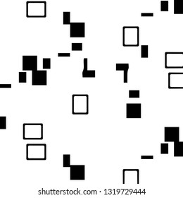 Abstract vector monochrome background. Halftone illustration pattern