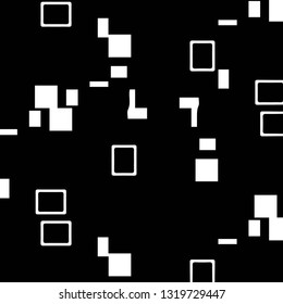 Abstract vector monochrome background. Halftone illustration pattern