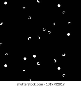 Abstract vector monochrome background. Halftone illustration pattern