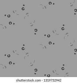 Abstract vector monochrome background. Halftone illustration pattern