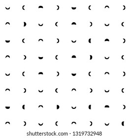 Abstract vector monochrome background. Halftone illustration pattern