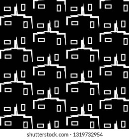 Abstract vector monochrome background. Halftone illustration pattern