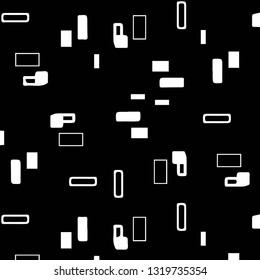 Abstract vector monochrome background. Halftone illustration pattern