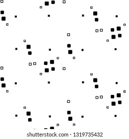 Abstract vector monochrome background. Halftone illustration pattern