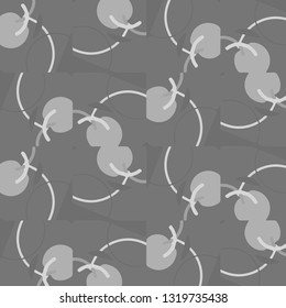 Abstract vector monochrome background. Halftone illustration pattern