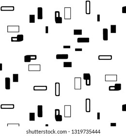 Abstract vector monochrome background. Halftone illustration pattern
