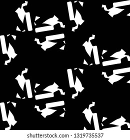 Abstract vector monochrome background. Halftone illustration pattern