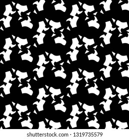Abstract vector monochrome background. Halftone illustration pattern