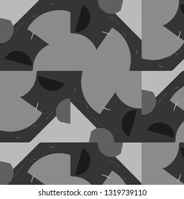Abstract vector monochrome background. Halftone illustration pattern