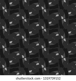 Abstract vector monochrome background. Halftone illustration pattern