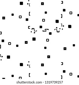 Abstract vector monochrome background. Halftone illustration pattern