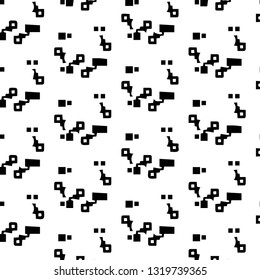 Abstract vector monochrome background. Halftone illustration pattern