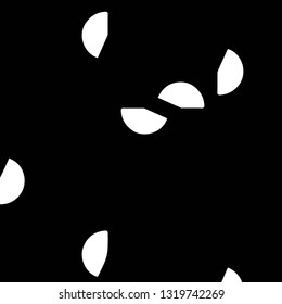 Abstract vector monochrome background. Halftone illustration pattern