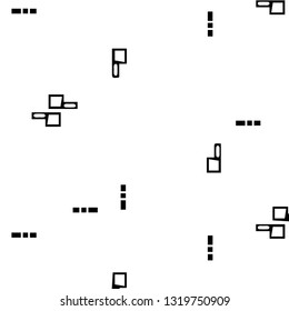 Abstract vector monochrome background. Halftone illustration pattern