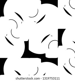 Abstract vector monochrome background. Halftone illustration pattern