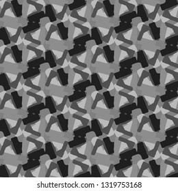 Abstract vector monochrome background. Halftone illustration pattern