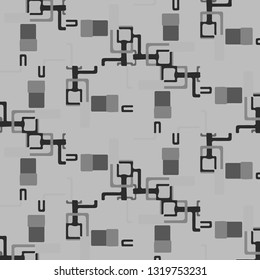 Abstract vector monochrome background. Halftone illustration pattern