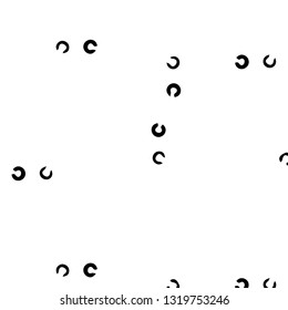 Abstract vector monochrome background. Halftone illustration pattern