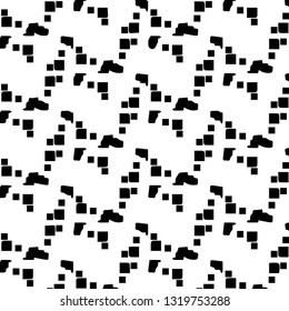 Abstract vector monochrome background. Halftone illustration pattern